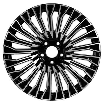 EMR-S1022-01 8.0x18" -5x112 ET38 66.6 Deep Black Diamond Gloss Jant (4 Adet)